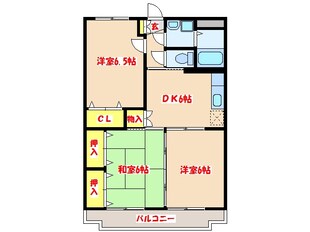 アネックスローズマンションの物件間取画像